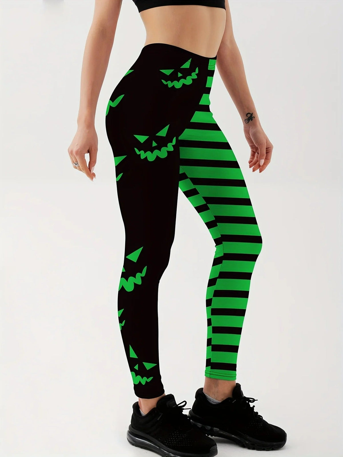 Sexy Halloween Leggings - Festive & Functional Pumpkin Leggings