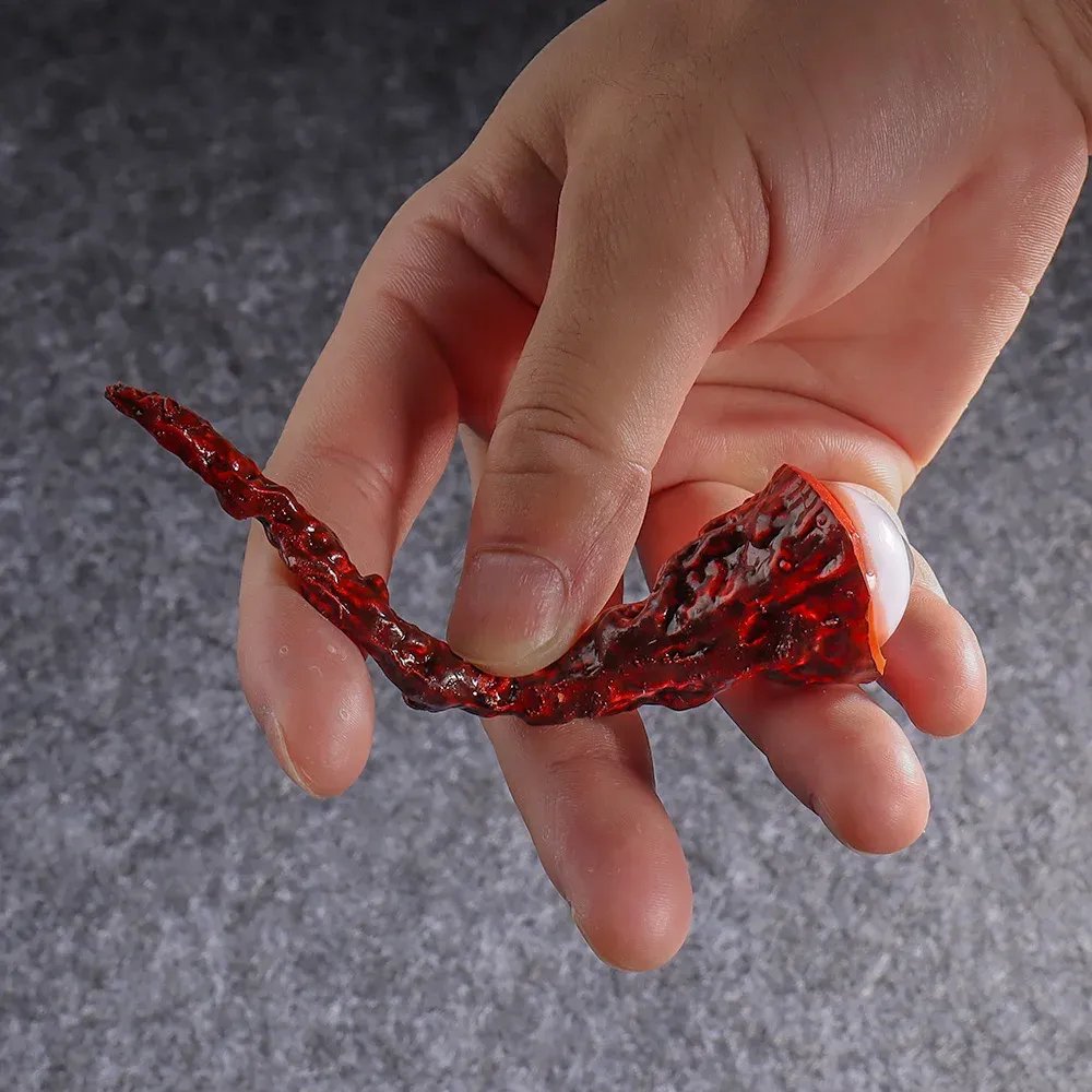 Halloween Realistic Ripped Out Eyeball  - Bloody Scary Decor for Cosplay, Party Costume Props