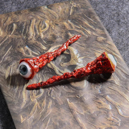 Halloween Realistic Ripped Out Eyeball  - Bloody Scary Decor for Cosplay, Party Costume Props