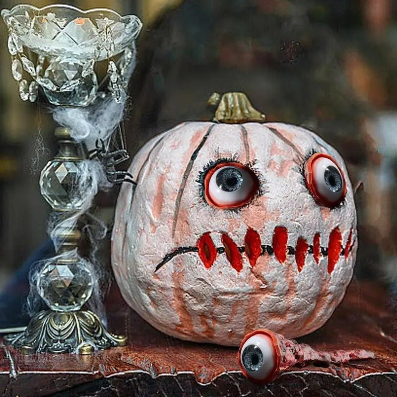 Halloween Realistic Ripped Out Eyeball  - Bloody Scary Decor for Cosplay, Party Costume Props