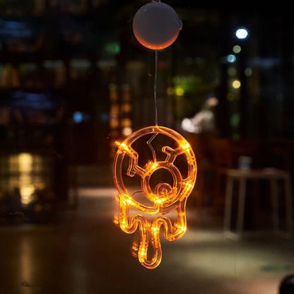 Halloween Suction Cup Light LED - Halloween Window Lights Decorations