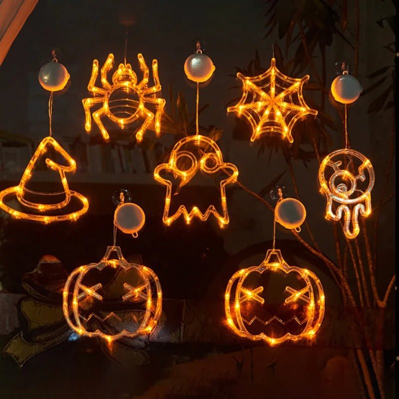 Halloween Suction Cup Light LED - Halloween Window Lights Decorations