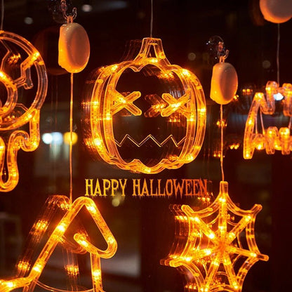 Halloween Suction Cup Light LED - Halloween Window Lights Decorations