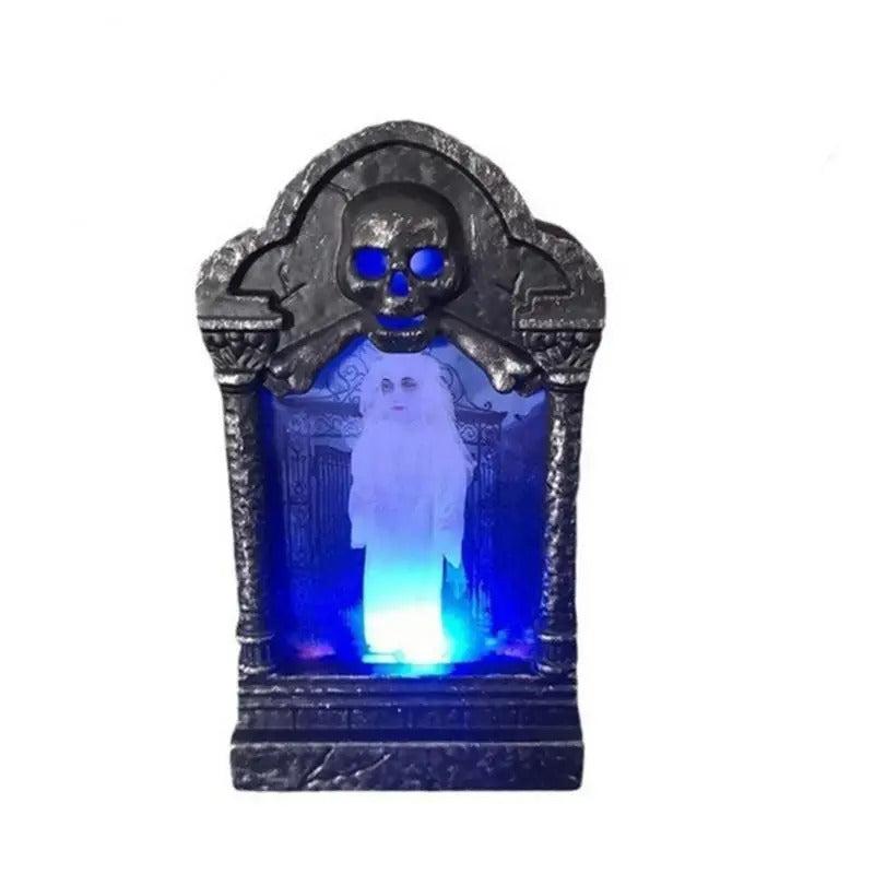 Halloween Tombstones Light LED Decorative Prop - Tombstone Ornament LED Light Up Halloween Graveyard Decorations