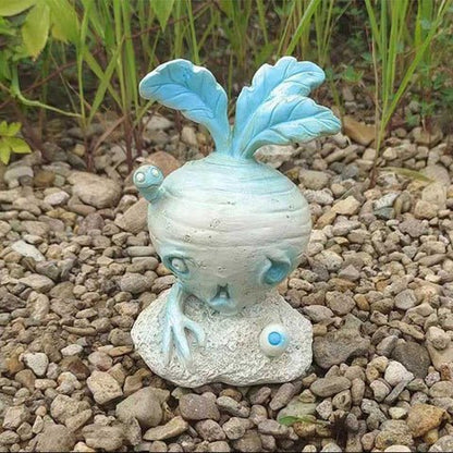 Halloween Vegetable Zombie Décor Ornament - Creative Fruit and Vegetable Garden Home Decoration Accessories