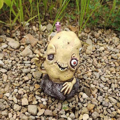 Halloween Vegetable Zombie Décor Ornament - Creative Fruit and Vegetable Garden Home Decoration Accessories
