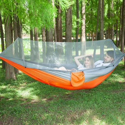 Hammock With Mosquito Net - Portable Travel Hammock Bug Net