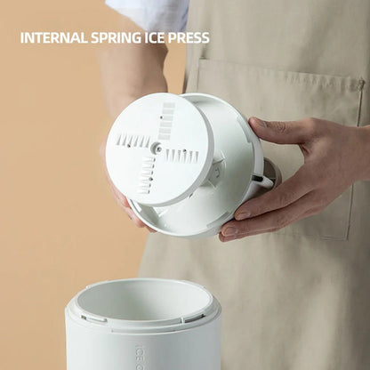 Hand-operated Manual Ice Crusher - Portable Manual Small Ice Maker Machine