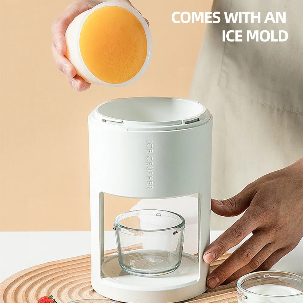 Hand-operated Manual Ice Crusher - Portable Manual Small Ice Maker Machine