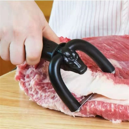 Handheld Meat Cutter Slicer - Fat Trimmer for Trimming Brisket, Fat Cap Remover for Beef and Pork