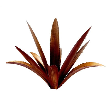 Handmade Iron Agave Cactus Sculpture – A Unique and Rustic Metal Art Piece to Elevate Your Garden Décor