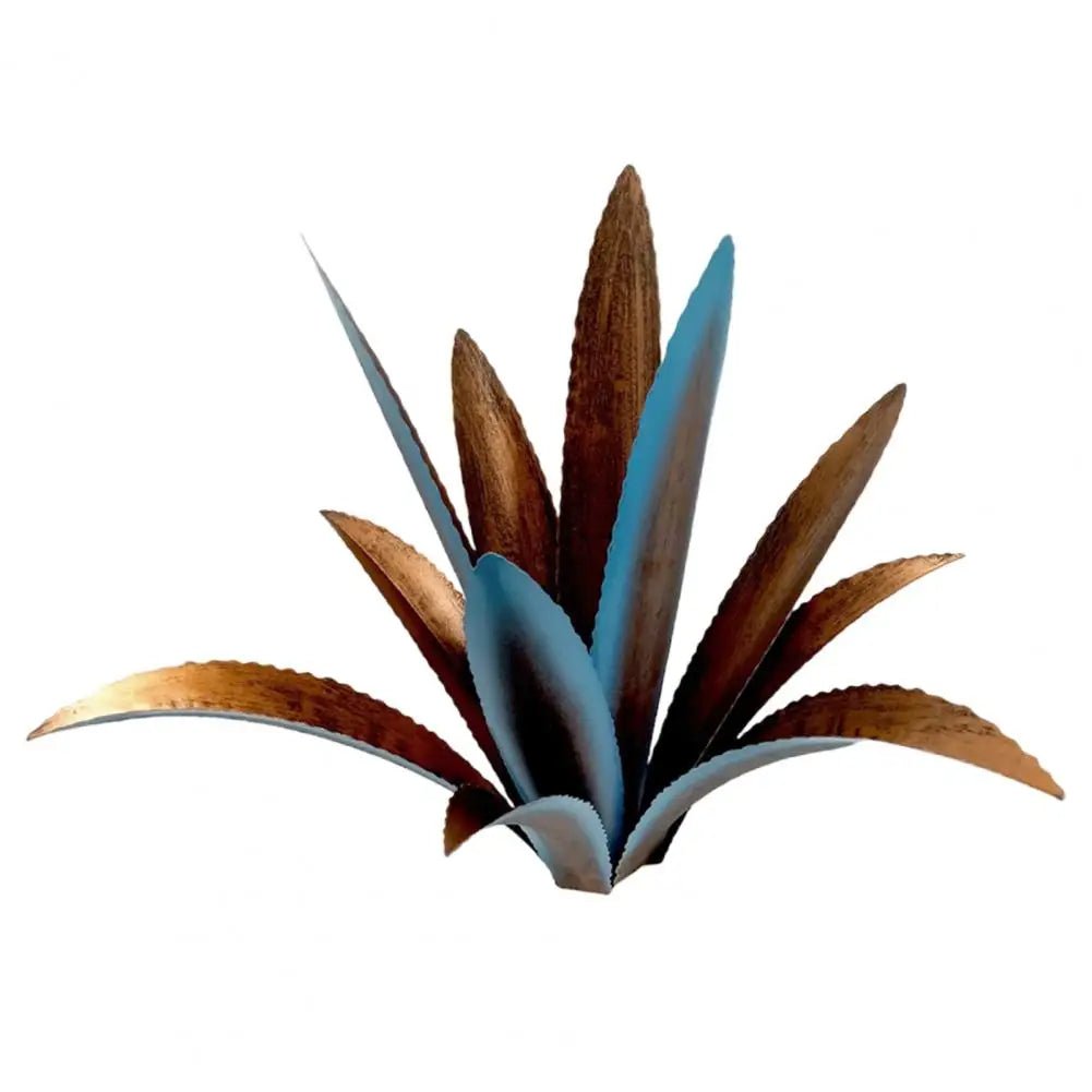 Handmade Iron Agave Cactus Sculpture – A Unique and Rustic Metal Art Piece to Elevate Your Garden Décor
