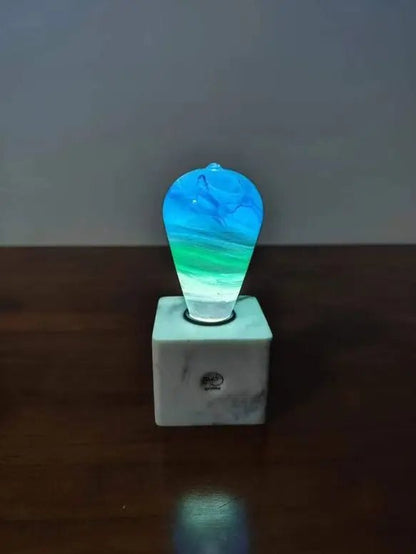 Handmade Resin Wood Table Night Light – Stunning Bedroom & Living Room Décor, Perfect for Gaming & Atmosphere Lighting