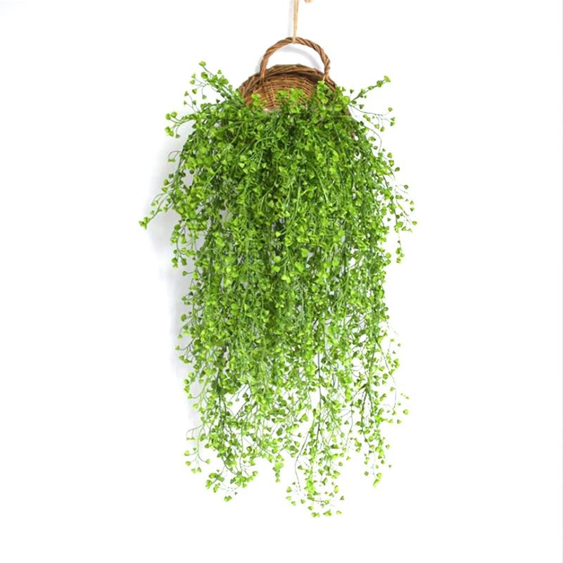 Handmade Wicker Wall Hanging Basket – Rustic Rattan Basket for Indoor Greenery, Garden Vines & Floral Displays in 4 Stunning Colors
