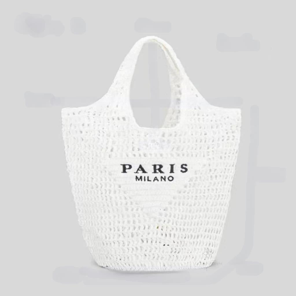 Handwoven Straw Summer Shoulder Bag for Women – Spacious Hollow Out Design, Perfect for Summer Beach Vacations & Casual Outings