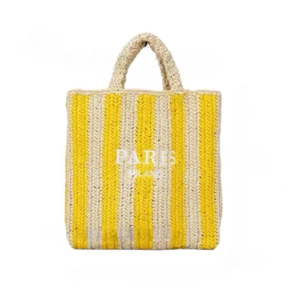 Handwoven Straw Summer Shoulder Bag for Women – Spacious Hollow Out Design, Perfect for Summer Beach Vacations & Casual Outings