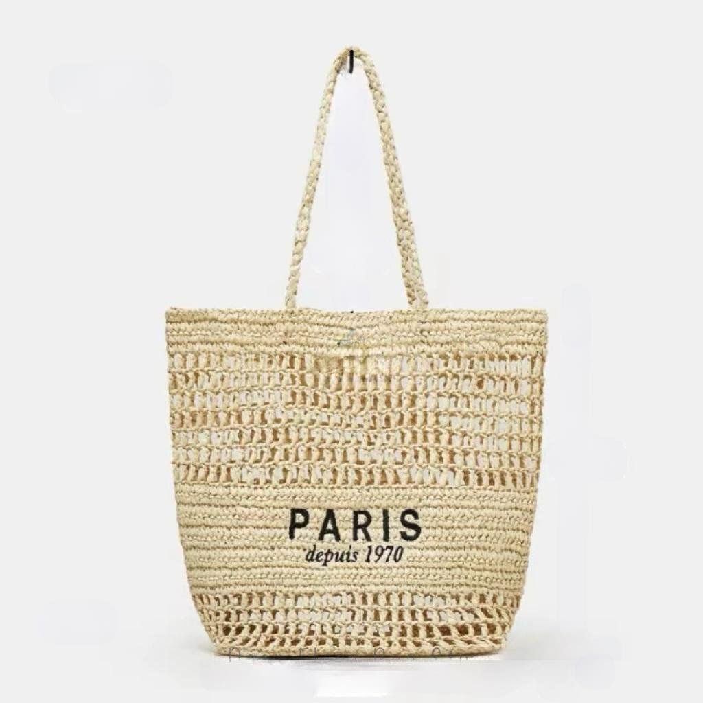 Handwoven Straw Summer Shoulder Bag for Women – Spacious Hollow Out Design, Perfect for Summer Beach Vacations & Casual Outings