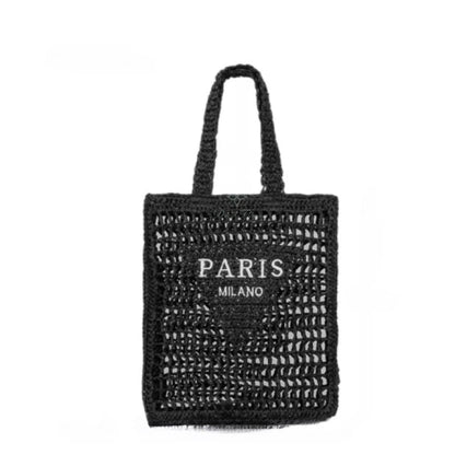 Handwoven Straw Summer Shoulder Bag for Women – Spacious Hollow Out Design, Perfect for Summer Beach Vacations & Casual Outings