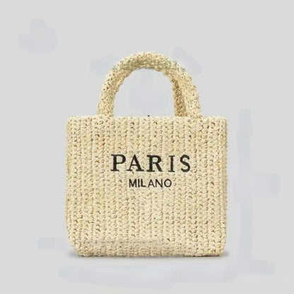 Handwoven Straw Summer Shoulder Bag for Women – Spacious Hollow Out Design, Perfect for Summer Beach Vacations & Casual Outings