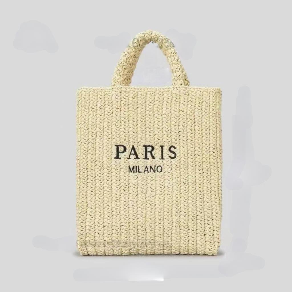 Handwoven Straw Summer Shoulder Bag for Women – Spacious Hollow Out Design, Perfect for Summer Beach Vacations & Casual Outings