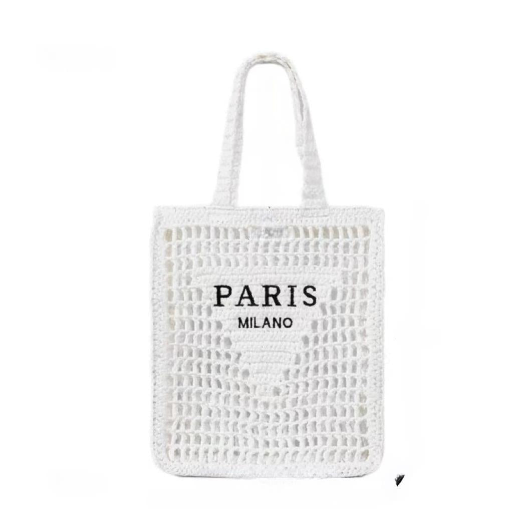 Handwoven Straw Summer Shoulder Bag for Women – Spacious Hollow Out Design, Perfect for Summer Beach Vacations & Casual Outings
