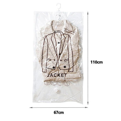 Hanging Vacuum  Bags - Organizer Vacuum Bag, Space Saving Clear Seal Compressed Bags