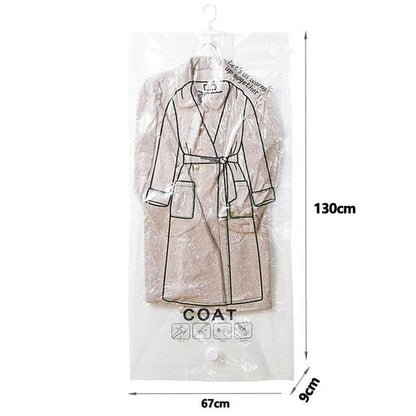 Hanging Vacuum  Bags - Organizer Vacuum Bag, Space Saving Clear Seal Compressed Bags