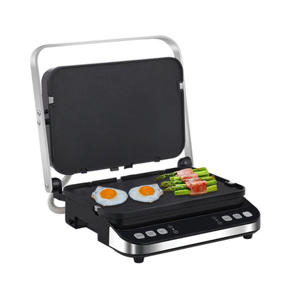 Smokeless Indoor Ceramic Electric Griddle - 6-in-1 Griller