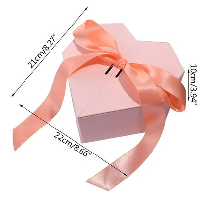 Heart Shape Box - Love Blooms Boxes for Present, Valentine's Day, Mother's Day, Bridesmaid, Proposal, Wedding
