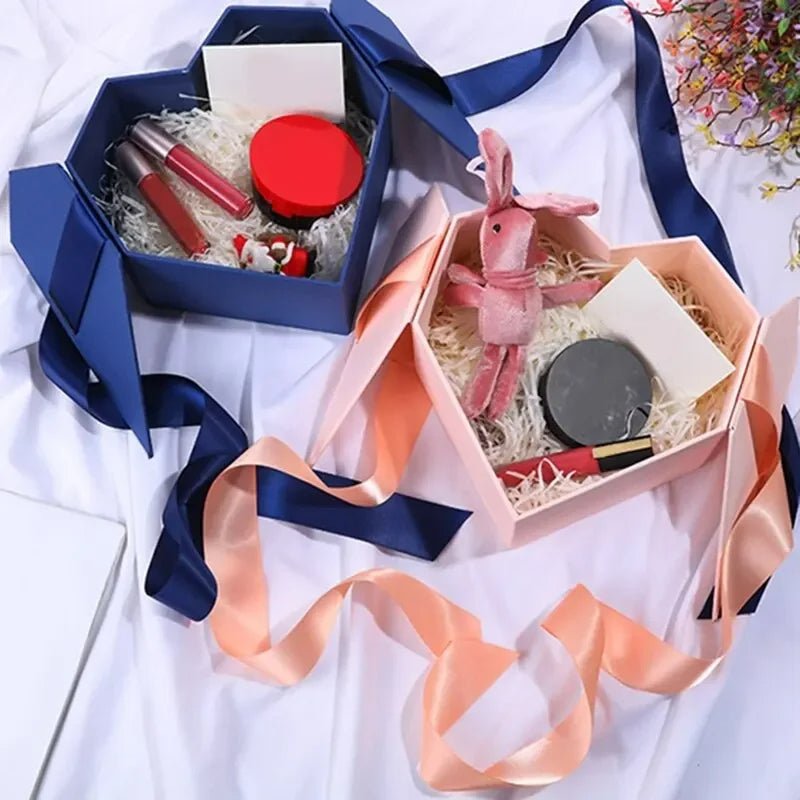 Heart Shape Box - Love Blooms Boxes for Present, Valentine's Day, Mother's Day, Bridesmaid, Proposal, Wedding