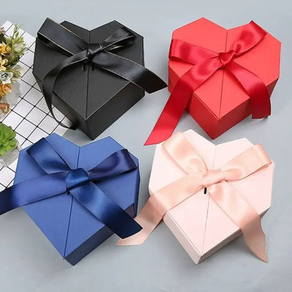 Heart Shape Box - Love Blooms Boxes for Present, Valentine's Day, Mother's Day, Bridesmaid, Proposal, Wedding