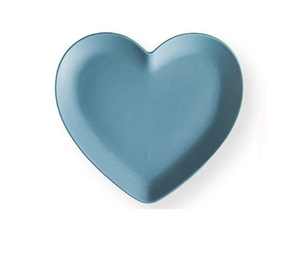 Heart Shaped Ceramic Plate – Food-Grade Tray for Desserts, Baked Dishes & Microwave Use