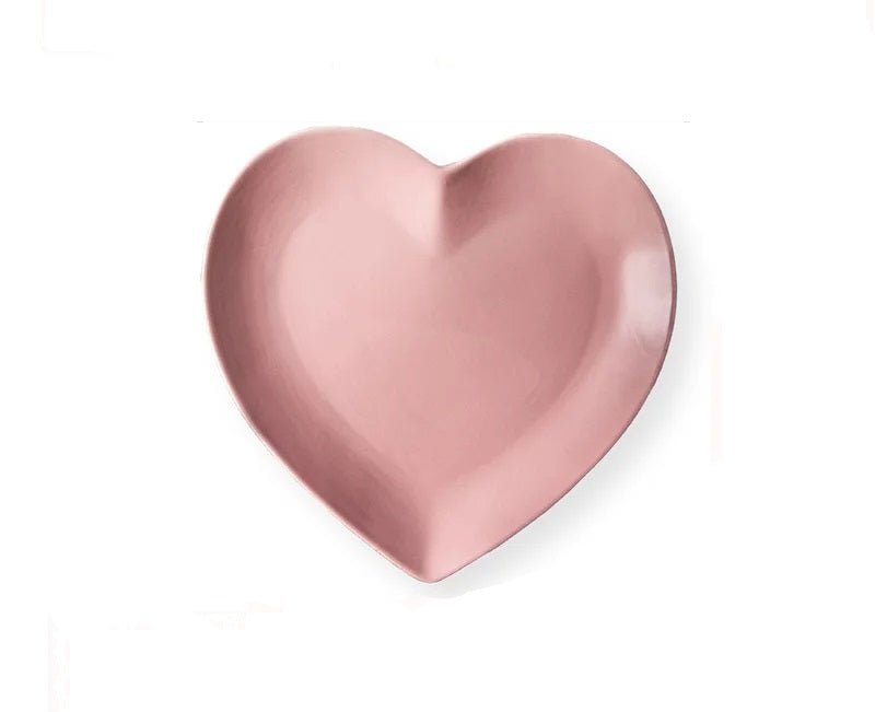 Heart Shaped Ceramic Plate – Food-Grade Tray for Desserts, Baked Dishes & Microwave Use