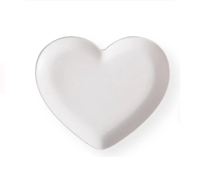 Heart Shaped Ceramic Plate – Food-Grade Tray for Desserts, Baked Dishes & Microwave Use