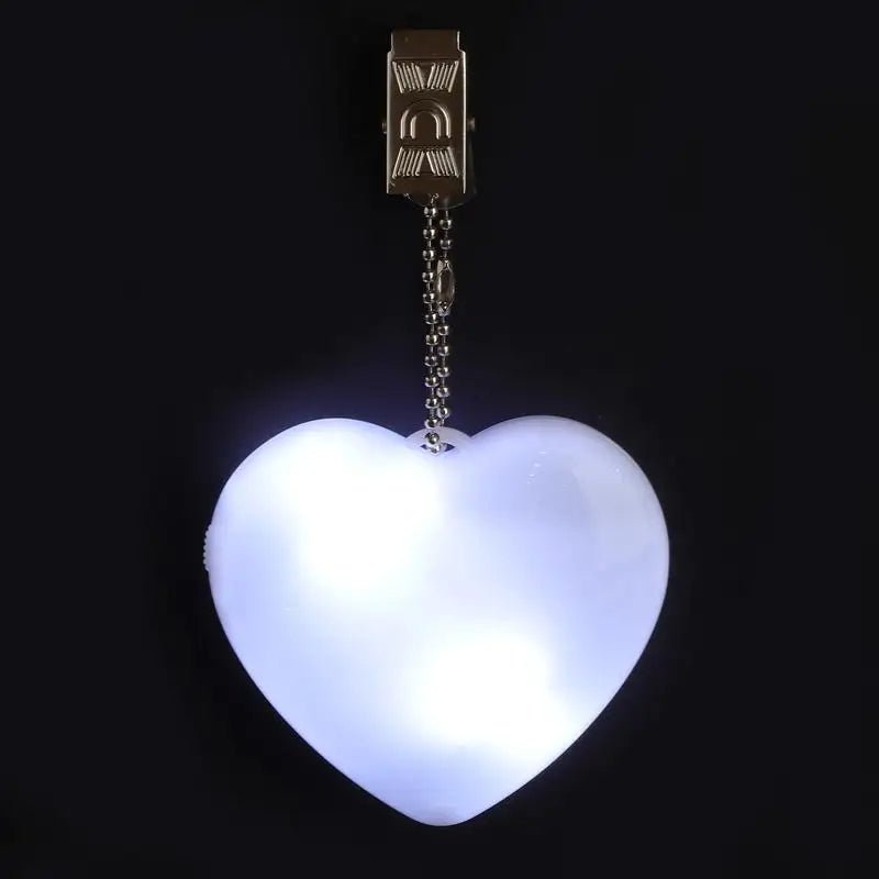 Heart-Shaped LED Sensor Purse Light – Touch-Activated Night Lamp for Women & Girls