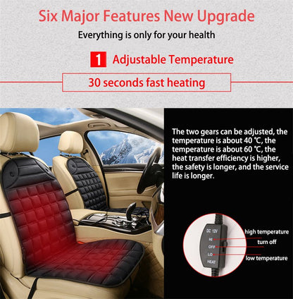 Heated Car Seat Cushion - Car Seat Warmer Cover