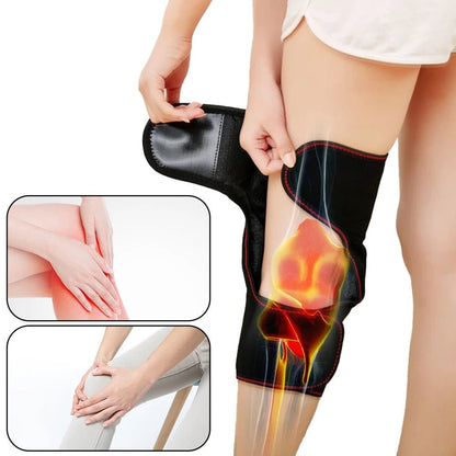 Heated Knee Wrap Massager - Support Brace Infrared Heating Therapy for Knee Pain Relief