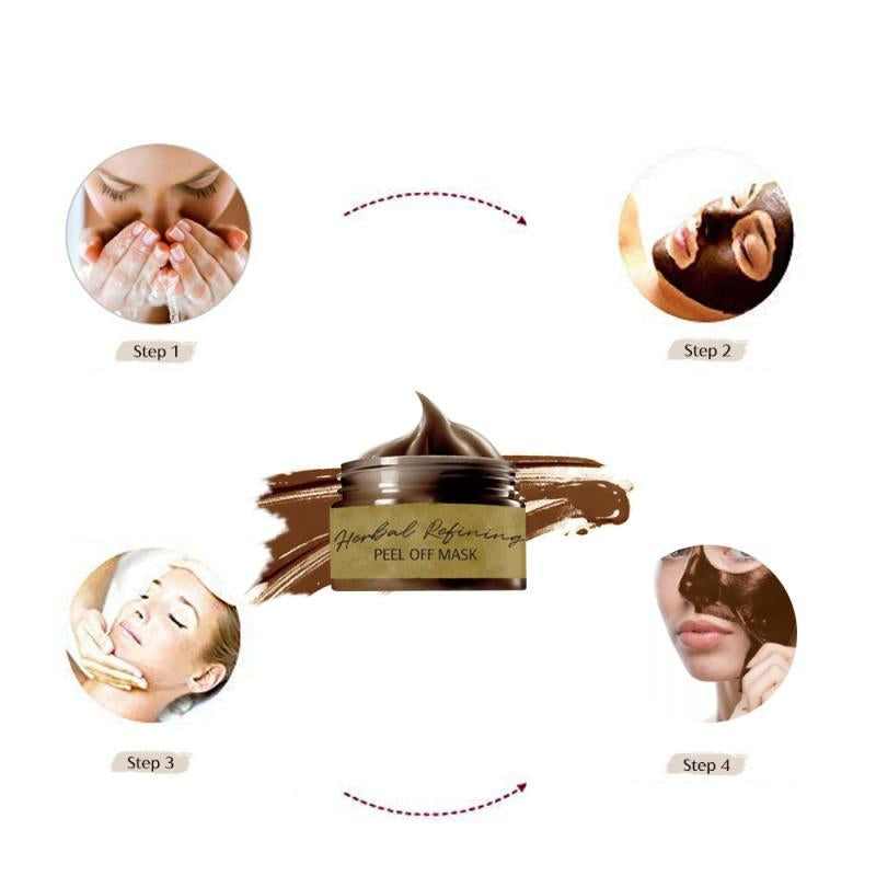 Herbal Pro Refining Peel Off Mask - Remove Blackhead Mask Oil and Peel Off Dead Skin