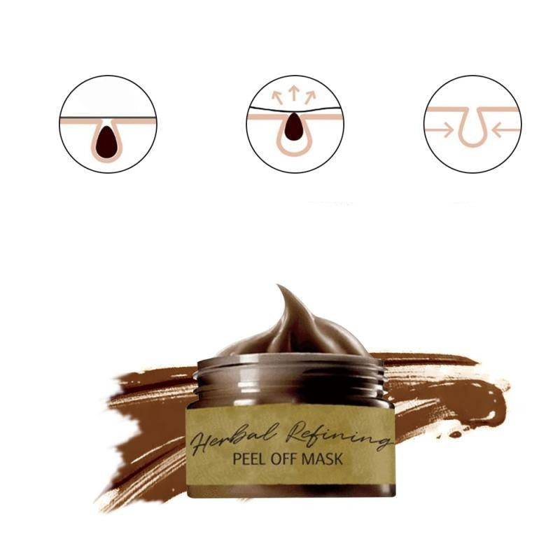 Herbal Pro Refining Peel Off Mask - Remove Blackhead Mask Oil and Peel Off Dead Skin