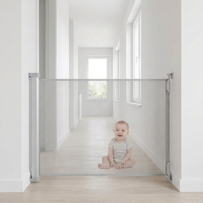 Retractable Baby Safety Gate - Protection Fence & Pet Barrier