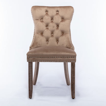 Elegant Velvet Tufted Dining Chairs – Luxury & Comfort for Your Home!