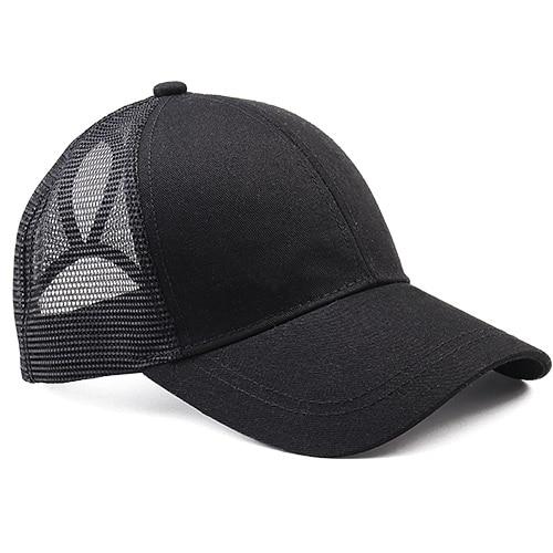 High Ponytail Trucker Baseball Cap