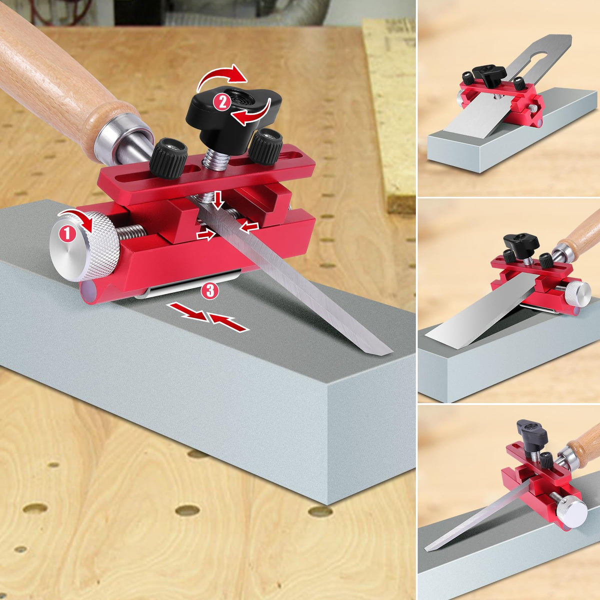 Honing Guide - Guide Tool for Woodworking Tools and Accessories