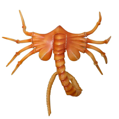 Horror Rubber Scary Half Face Bug Mask - Halloween Alien Face Hugger Costume Scorpion Mask Party Cosplay Props