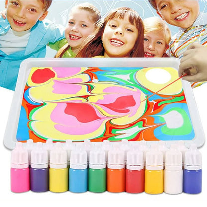 Hydro Dipping Water Transfer Painting Set - Art Toys Magic Water Marbling Handmade Paint