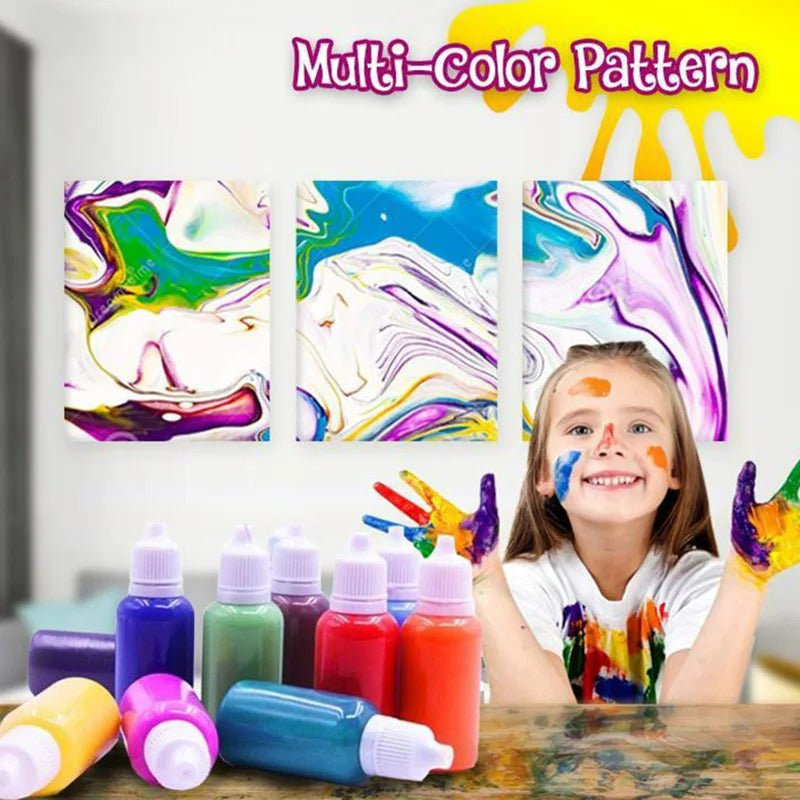 Hydro Dipping Water Transfer Painting Set - Art Toys Magic Water Marbling Handmade Paint