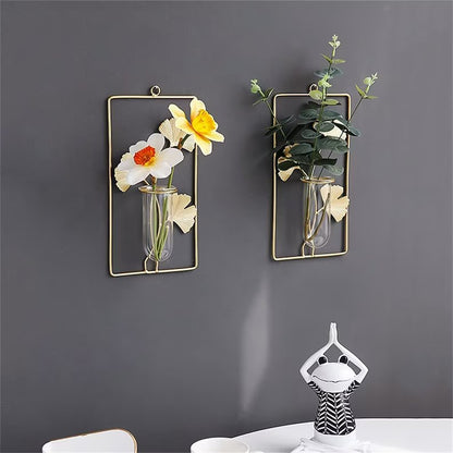 Hydroponic Wall Vase - Plant Hydroponic Wall Decor Decoration Holder Wall Decor Flower Arrangement