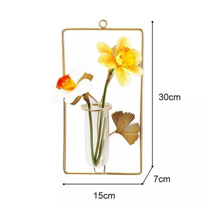Hydroponic Wall Vase - Plant Hydroponic Wall Decor Decoration Holder Wall Decor Flower Arrangement