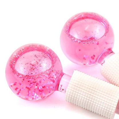 Ice Globes Facial - Crystal Ball Massager for Face, Neck and Eyes, Daily Beauty, Skin Tightening, Anti Aging, Reduce Puffiness and Wrinkles