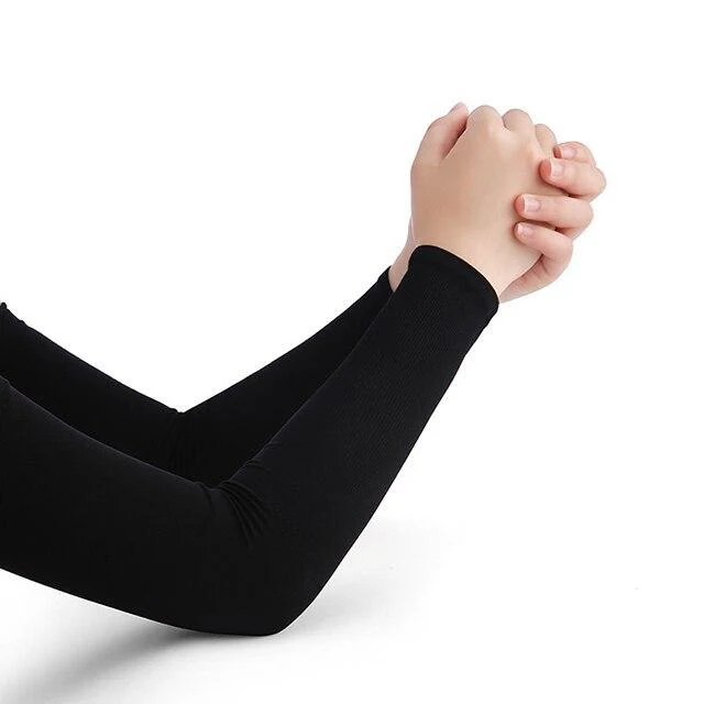 Ice Silk Arm Sleeves - Non-slip with UV Protection Sun Sleeves, Hand Protective Cover for Summer and Outdoor Activities